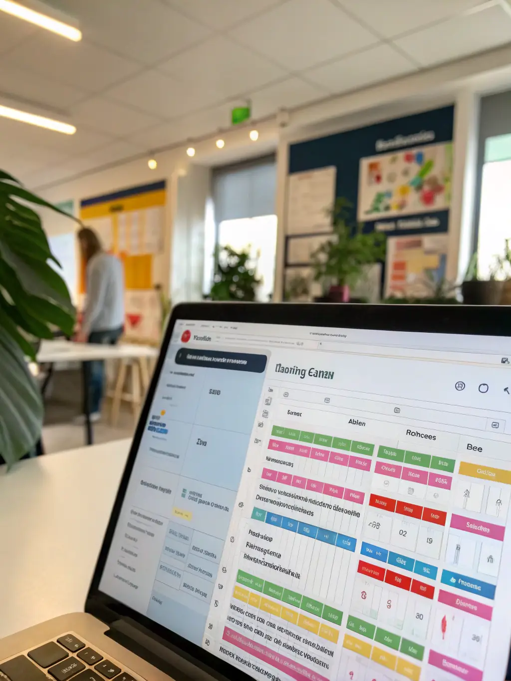 A calendar or project timeline graphic, visually representing on-time project delivery and adherence to deadlines.